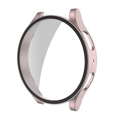 System-S Beschermhoes Case 44 mm van PC voor Samsung Galaxy Watch 5 4 in Pink, roze, Eine Grösse