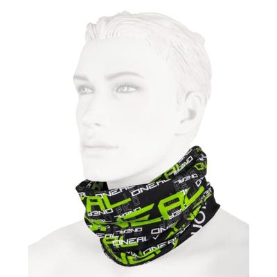 O'NEAL | NECKWARMER | Scarf Neck warmer Mask | Measuring 26cm wide and 47cm high, Wind-Protection, stretchable fabric | One Size (green)