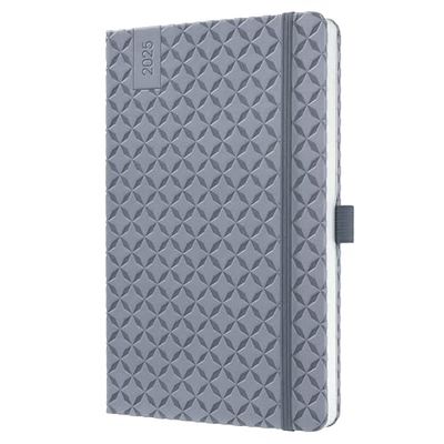 SIGEL J5121 Wochenkalender Jolie 2025 , ca. A5, hellgrau
