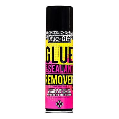 Muc-Off Glue & Sealant Remover - Spray Rimuovi Colla e Residui di Sigillante Essiccati - Rimuovi Colla Adesivi e Nastro Tubeless dal Telaio e dai Cerchi della Bici