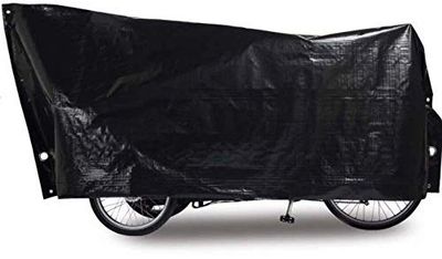 Vk International Cargo Bike Vk Fietsbeschermhoes, uniseks, zwart, eenheidsmaat