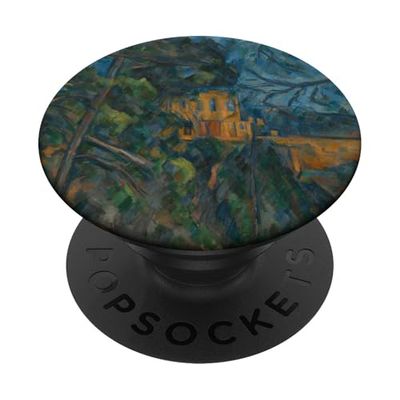 Pintura artística Cézanne Château Noir PopSockets PopGrip Adhesivo