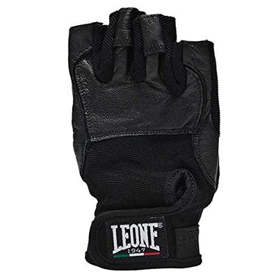 LEONE 1947, Gymnastiekhandschoenen, volwassenen, uniseks, zwart, S, AB713
