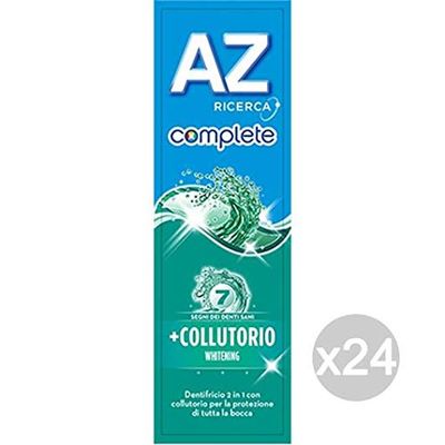 Set 24 AZ Dentifricio Complete +Colluttorio 75 Whitening Igiene E Cura Dei Denti