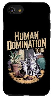 Human Domination Tour Cat Plant Kitten Plants Cat Lover Case for iPhone SE (2020) / 7 / 8