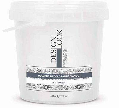 DESIGN LOOK Poudre Décolorante Blanc-8 Nuances, Unique, Standard