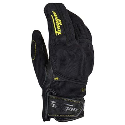 Furygan JET LOBSTER KID D3O WATERPROOF MOTORCYCLE GLOVES ADVENTURE,RADICAL,TOURING,URBAIN, Black-yellow