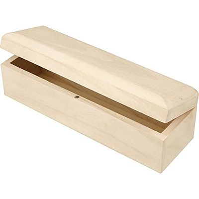 Creativ Company 577330 - caixa de armazenamento, madeira de 20 x 6 x 6 cm