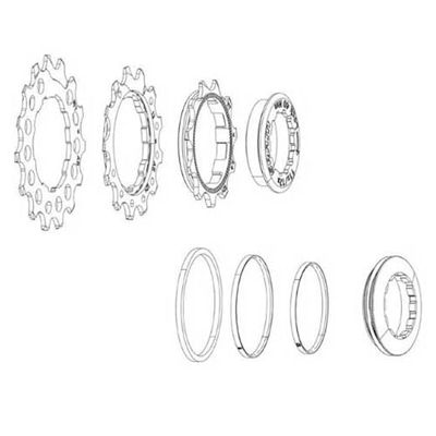 Sram Pg-1231, Cassetta Unisex Adulto, Argento, 11-12-13 Zähne