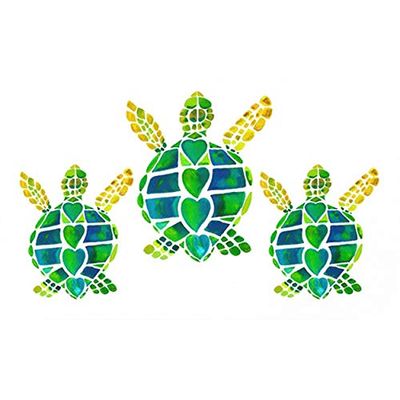 Homemania Tapis de Bain Turtles 2, résistant à l'eau, Multicolore, en Micro Polyamide