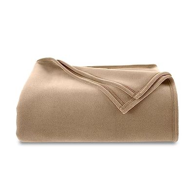 WestPoint Home Coperta Originale Vellux Letto alla Francese/Matrimoniale Tan