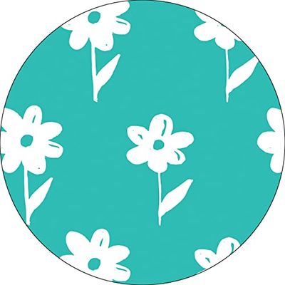 Bonateks, Round Digital Printed Mouse Pad, Non-Slip Base, for Office and Home, Diameter:22cm