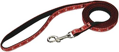 Mirage Ankers Nylon Lint Riem voor Huisdieren, 4ft Lengte x 3/8" Breedte, Rood