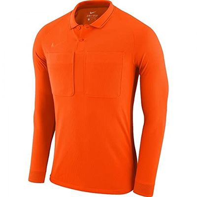 NIKE Referee Jersey Longsleeve Camiseta de árbitro, Hombre, Naranja y Naranja, XX-Large