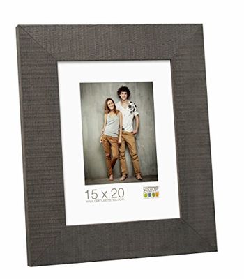 Deknudt Frames S486H2 Cadre Photo Bois Brut Gris 20 x 28 cm
