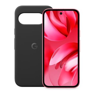 Google Pixel 9a – Smartphone Android sbloccato con fotocamera AI, batteria che dura tutto il giorno e sicurezza efficace – rosa peonia, 128GB + Cover per Pixel 9a – Nero ossidiana