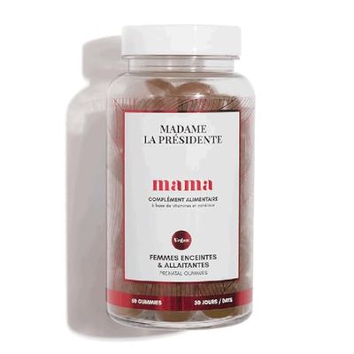 Mama - Complément Alimentaire Cheveux pour Femmes Enceintes et Allaitantes - Accélère la Pousse des Cheveux - Gummies Vegan - Avec Vitamine B8, Vitamine C et Vitamine D - 60 Gummies