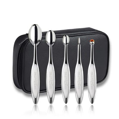 Artis Elite - Juego de 5 brochas con acabado de espejo, juego de 5 brochas de maquillaje
