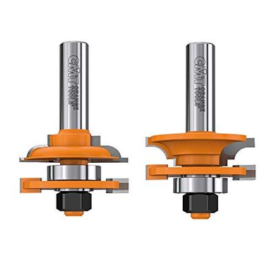 CMT Orange 991,503.11 Tools-Set of 2 HM Milling Cutter for Joints M F 12 44.4 S D
