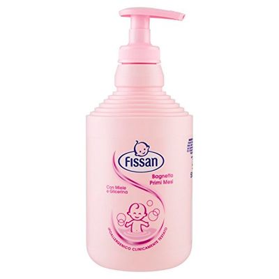 Fissan kąpiel pierwszych miesięcy Baby z naturalnymi ekstraktami z miodu i gliceryny – 500 ml, 12 sztuk