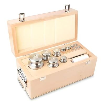 Kern 334-08 gewichtsset, knoopvorm, roestvrij staal fijn gedraaid, 1 stuk