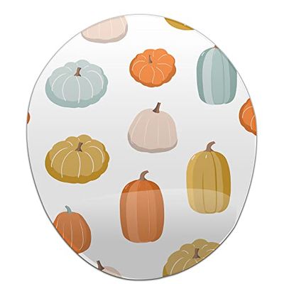 Bonamaison, Tappetino per mouse ergonomico con poggiapolsi, con stampa digitale, antiscivolo, per ufficio e casa, dimensioni: 20 x 23 cm