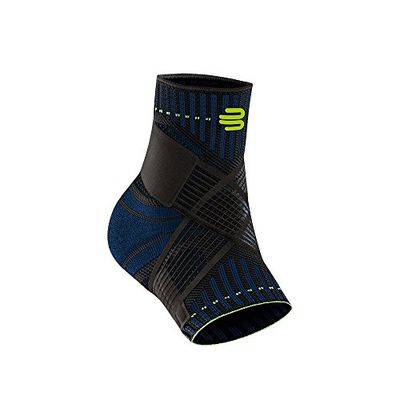 BAUERFEIND, 1 Tobillera Deportiva Unisex, Tobillo Derecho, para Deportes de Pelota o Atletismo, Estabilización, con Cinta Ajustable, Talla XXL, Negro, 11419401170615