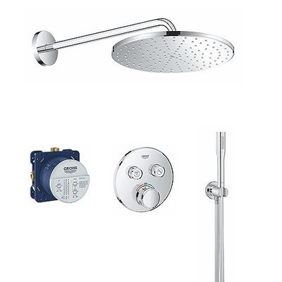 Set doccia termostatico GROHE Grohtherm Smartcontrol Mono Rainshower 310, tondo, cromo