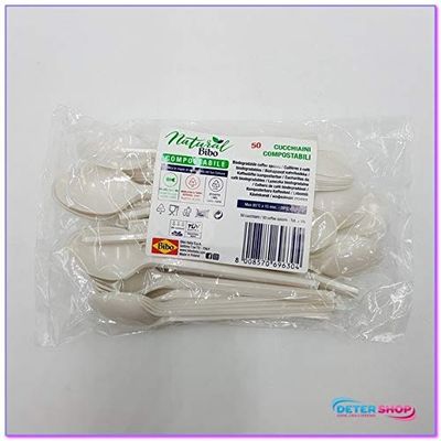 BIBO Naturals 50 composteerbare lepels