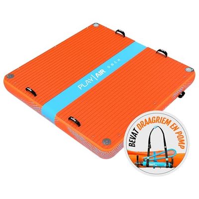 BLUEFIN Opblaasbaar Drijvend Vlot voor op het Strand, het Meer of de Oceaan, Drijvend Vlot van Uitstekende Kwaliteit, Vervaardigd uit PVD Dropstitch met Antislip-oppervlak
