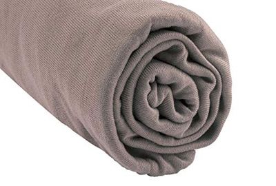 Drap Housse 90x140 cm Lit Enfant Evolutif Lit Junior 90 x 140 cm | Extensible | Bambou Hypoallergénique | Taupe | Sommeil sain | Marque Easy dort | Certifié Oeko-Tex | Qualité | Fabriqué en Europe