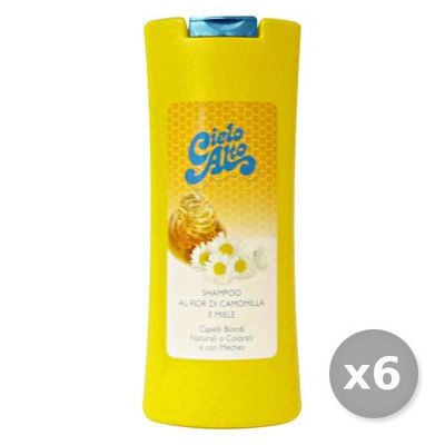 Cielo Alto Set 6 ShaMP HAIRoo Camomilla 250 Ml. Prodotti per Capelli, Multicolore, Unica