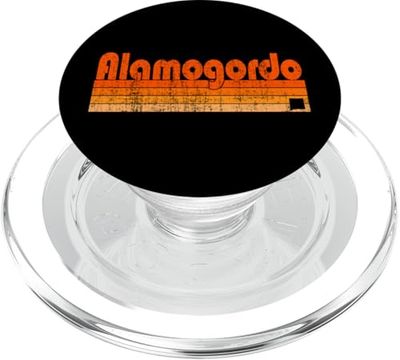 Alamogordo, estilo retro de los años 80 de Nuevo México PopSockets PopGrip para MagSafe