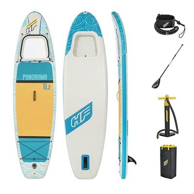 Paddle Gonflable BESTWAY Panorama Hydro-Force™, 340 x 89 x 15 cm fenêtre Transparente