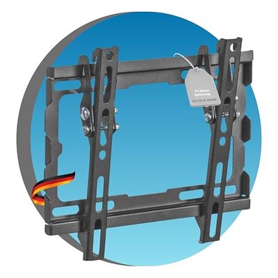ADVANconnect Stöd för TV-vägg, Max. VESA 200 x 200 mm, Max 45 kg, Universell lutning för teatervisning, 23-43 pouces Plats och infällda, svart