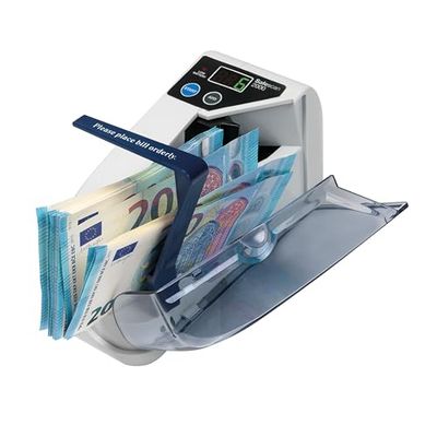 Safescan 2000 Contadora de billetes portátil para contar billetes clasificados - Para contar en cualquier lugar - Máquina para contar billetes clasificados de todas las divisas