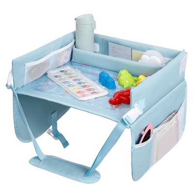 Romon Plateau de Voyage Enfant Voiture, Plateau de siège de voiture pour enfants, plateau de voyage pour tout-petits, de Voyage Enfants,accessoires essentiels de bureau de voyage pour enfants