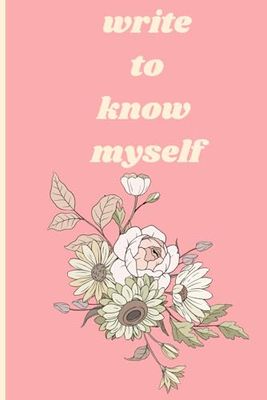 Writing to know myself journal: 120 lined blank pages for notes or anything what you want to do.