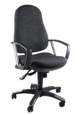 Topstar 9020AG22 Trend SY 10 - Silla de Escritorio con reposabrazos, Color Antracita