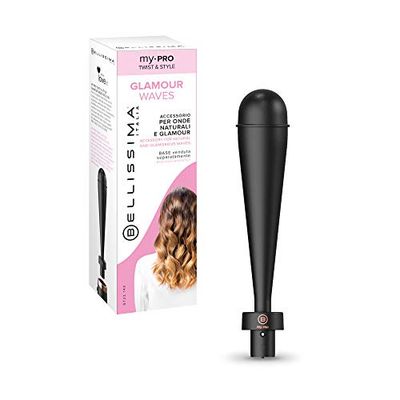 Imetec Bellissima My Pro GT22 140, Glamour Waves Accessory for Modular Styler My Pro Twist & Style, Heated Iron Conical Shape, Diameter 13/38 mm, Ceramic Coating, Temperature 190 °C