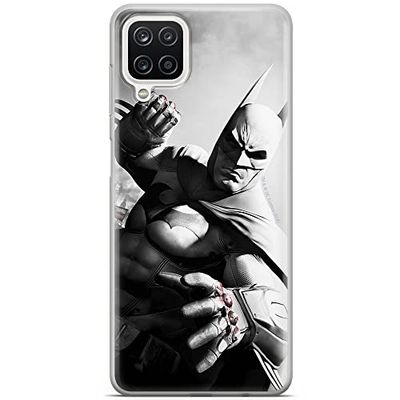 ERT GROUP mobiltelefonfodral för Samsung A12 / M12 originalt och officiellt licensierat DC mönster Batman 019 optimalt anpassad till formen på mobiltelefonen, fodral tillverkad av TPU-plast