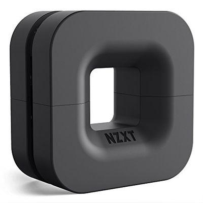 NZXT Puck - Cable Management and Headset Mount - Compact Size - construção de silicone - Powerful Magnet for Case Mounting - Black