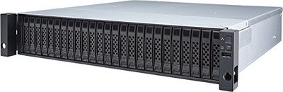 Qsan Technology XCubeDAS XD5326-S Rack (2 U) Zwart harde schijf behuizing (harde schijf, SSD, Serie Attached SCSI (SAS), 26 Gbit/s, Rack (2 U), Zwart, 2 ventilatoren)
