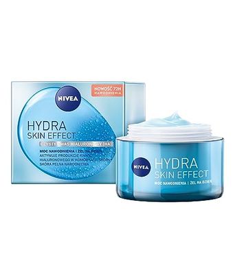NIVEA Hydra Skin Effect fuktgivande ansiktsgel för dag med hyaluronsyra 50 ml