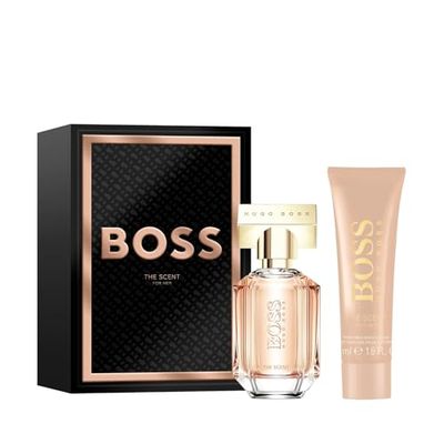BOSS Women's 2 Piece BOSS The Scent For Her Festive Giftset including an Eau de Parfum 30ml and Body Lotion 50ml