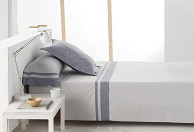 FUNDA NORDICA color blanco - Cama de 180/200 (1 pieza) - 100% algodón - 144 hilos. Gramage: 115