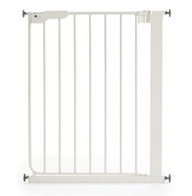 Baby Dan A/S Barreira de segurança Slim Fit para portas e escadas: para aberturas estreitas, 60,5 a 66,5 cm, branca