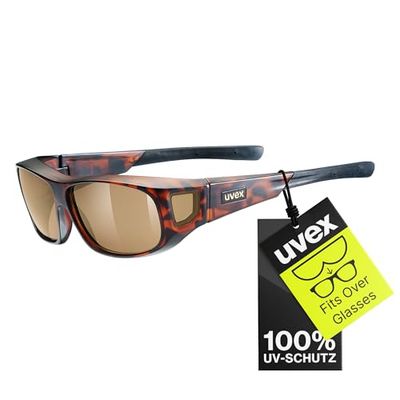uvex ultra spec m - sportglasögon för dam och herr - speglande - avpassad för glasögonbärare - havanna/brown - one size
