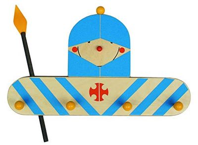 Niermann-Standby 929 - Garderrobe Ritter - Hier hangt de kleine ridder zijn uitrusting op. Garderobe op hout met 4 haken