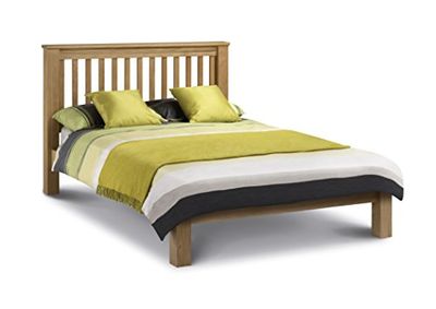 Julian Bowen Amsterdam Bed with Low Foot End, Light Oak, King